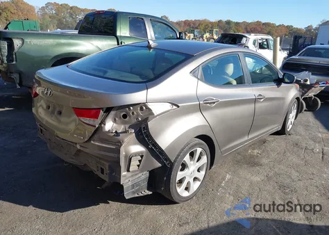 2011 Hyundai Elantra Limited z USA, uszkodzony, nr VIN 5NPDH4AE2BH009607